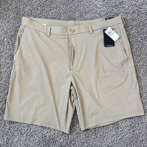 Callaway Opti Dri Cargo Golf Shorts Mens 38 Beige Tan Stretch 9" Inseam NWT